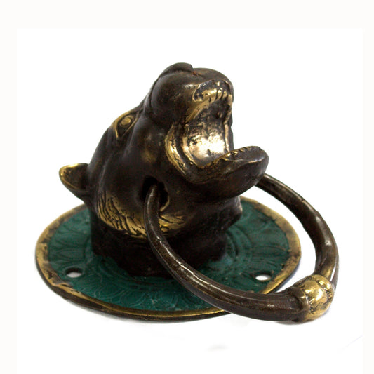 Brass Door Knocker - Tiger Head