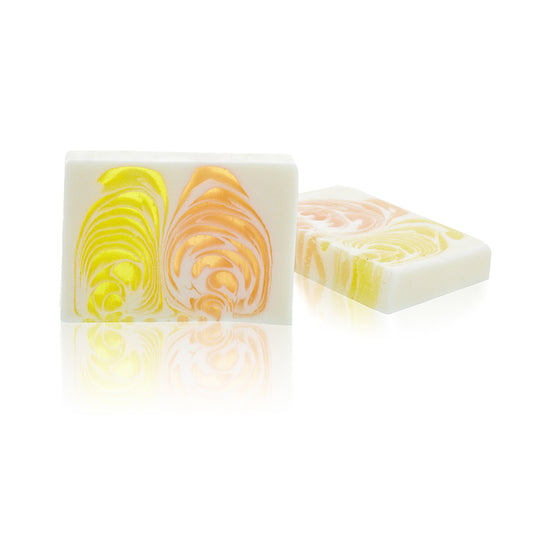 Handcrafted Soap Slice  100g  - Orange & Ginger