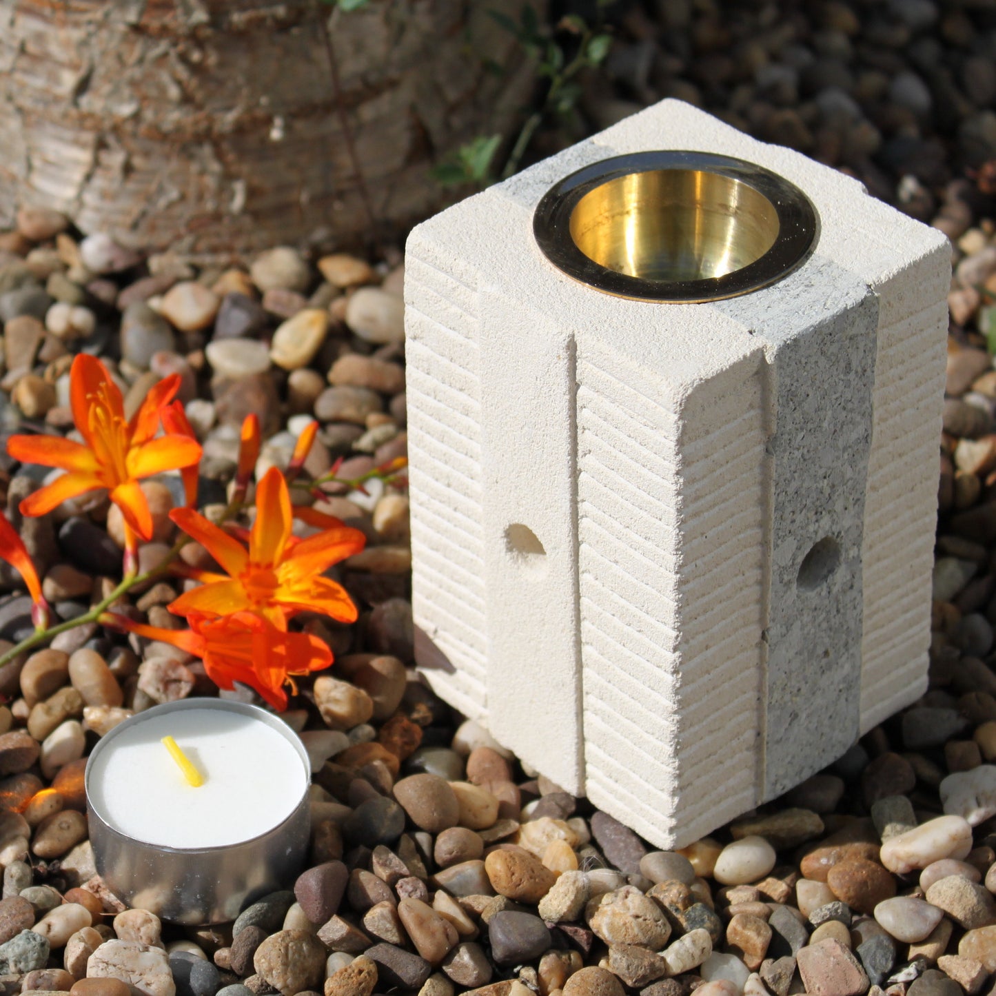 Stone Oil Burner - Combo Square