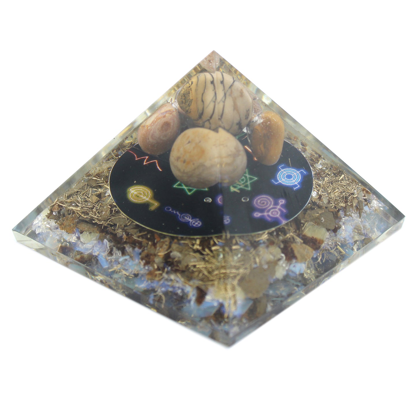 Orgonite Pyramid - Midnight Reiki - 70mm