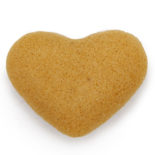 Konjac Heart Sponge - Peach