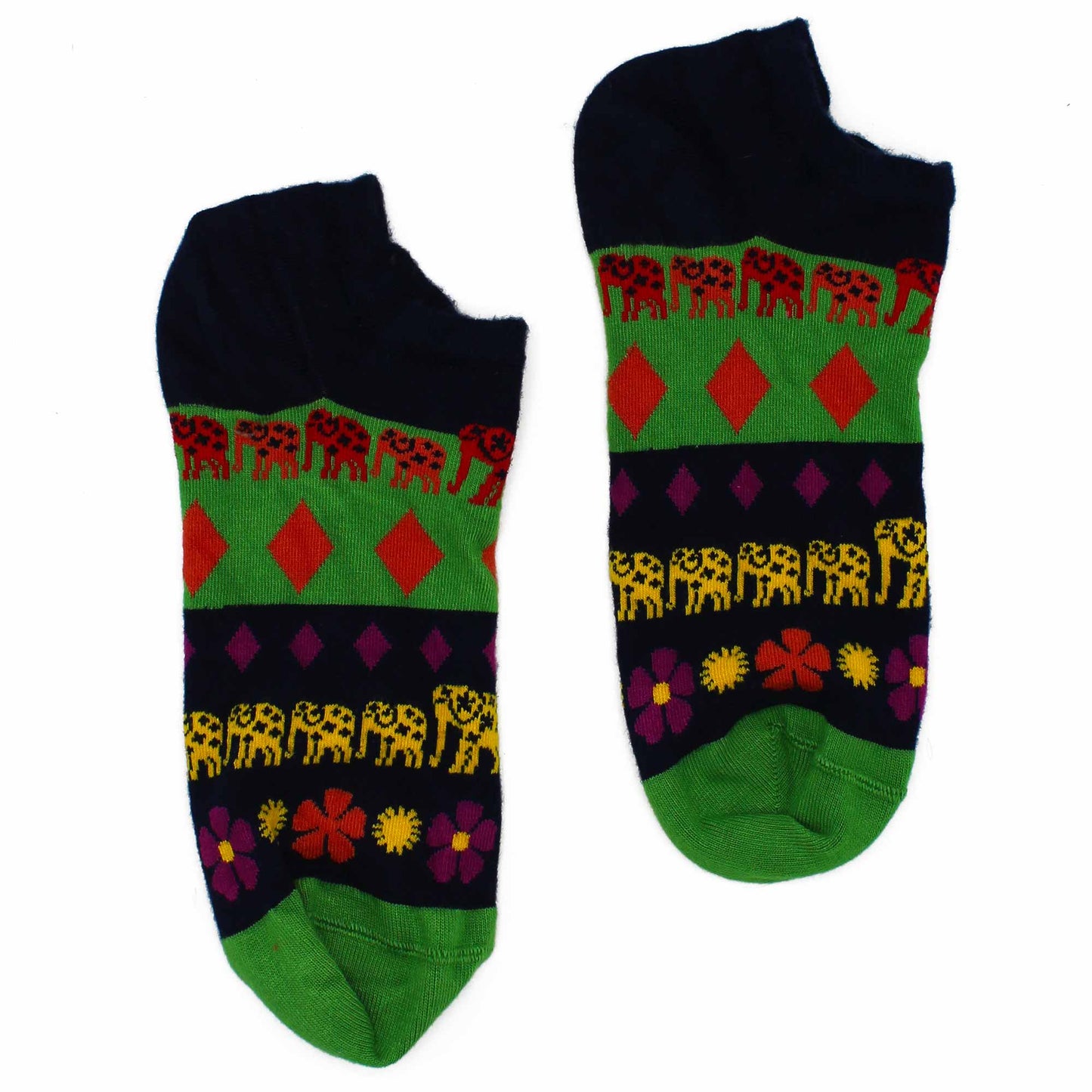 S/M Hop Hare Bamboo Socks Low (3.5-6.5) - Lucky Elephant