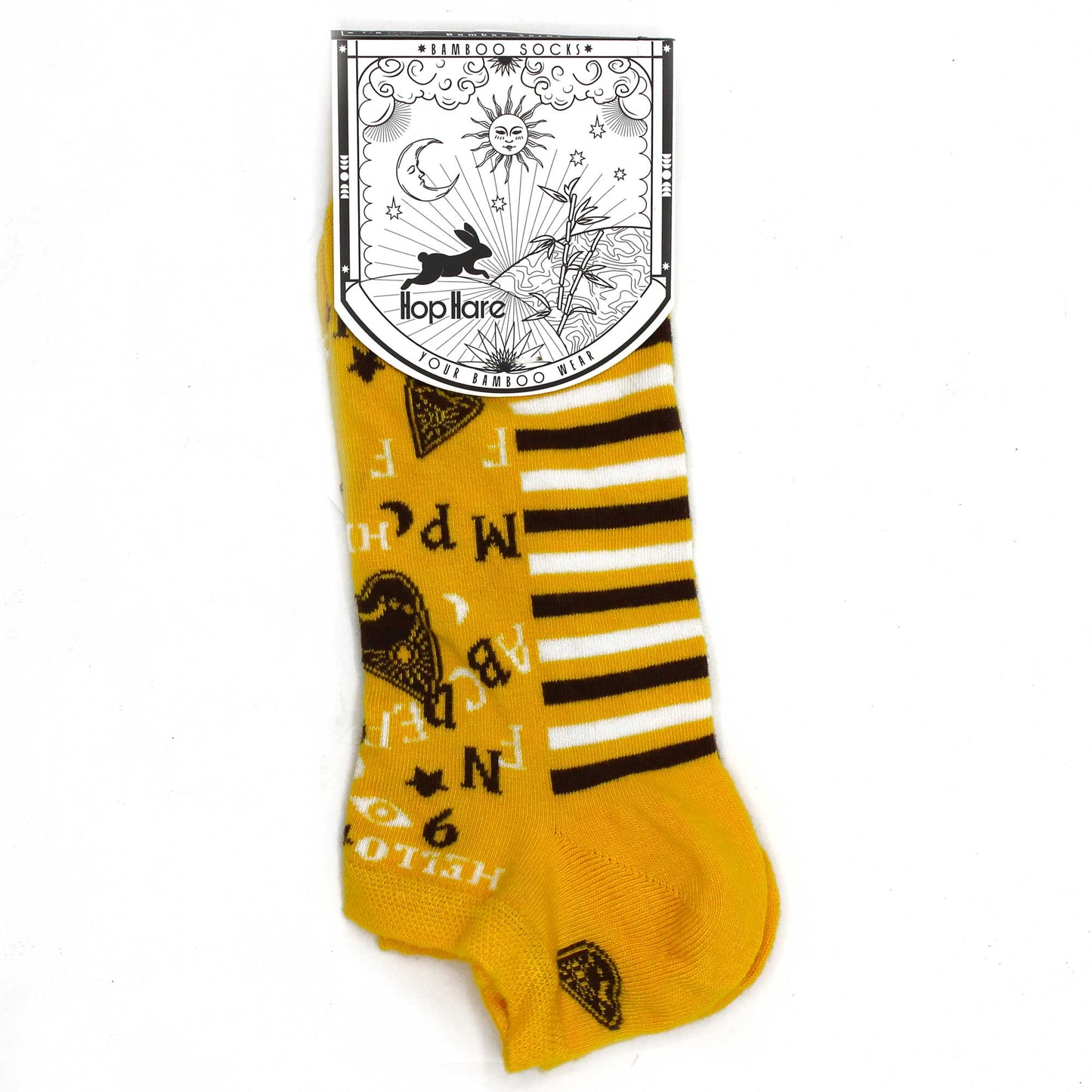 S/M Hop Hare Bamboo Socks Low (3.5-6.5) - Ouija Board